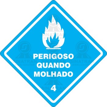 Perigoso quando molhado